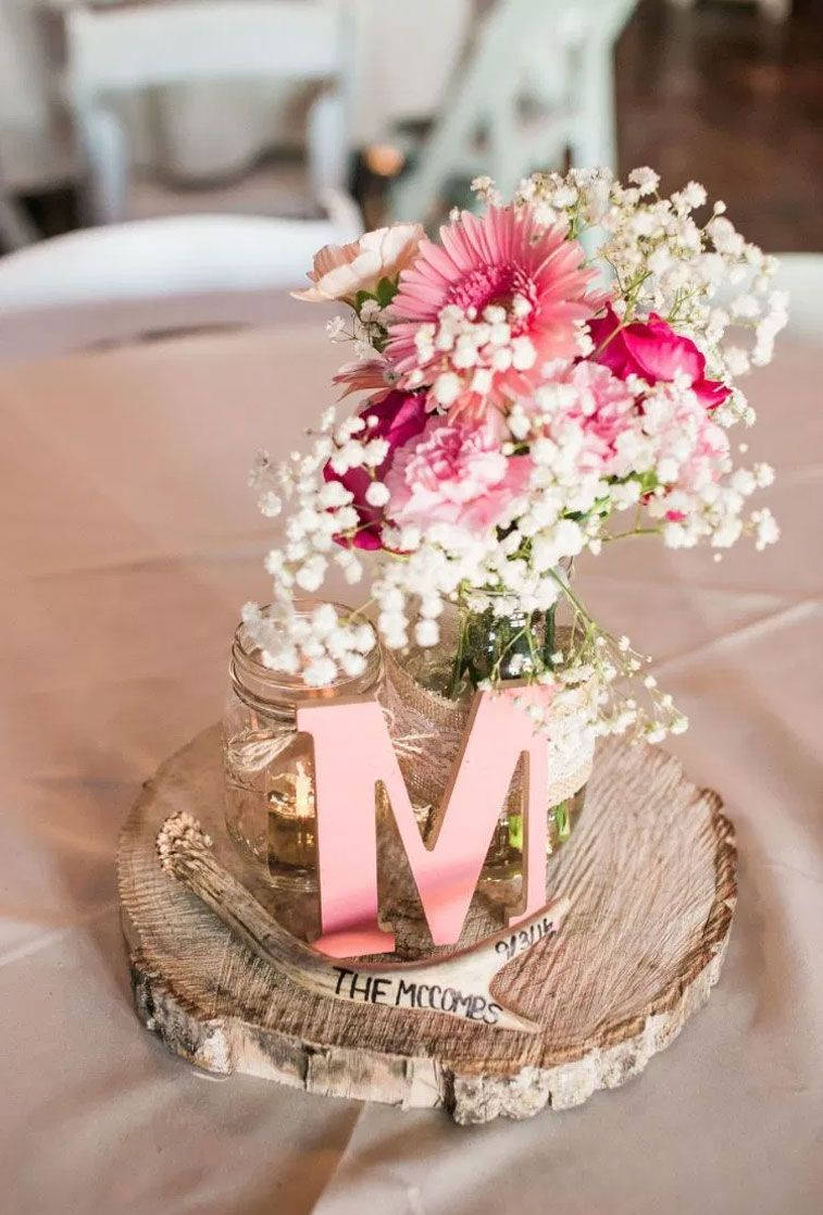 Letter M Centerpiece Wallpaper