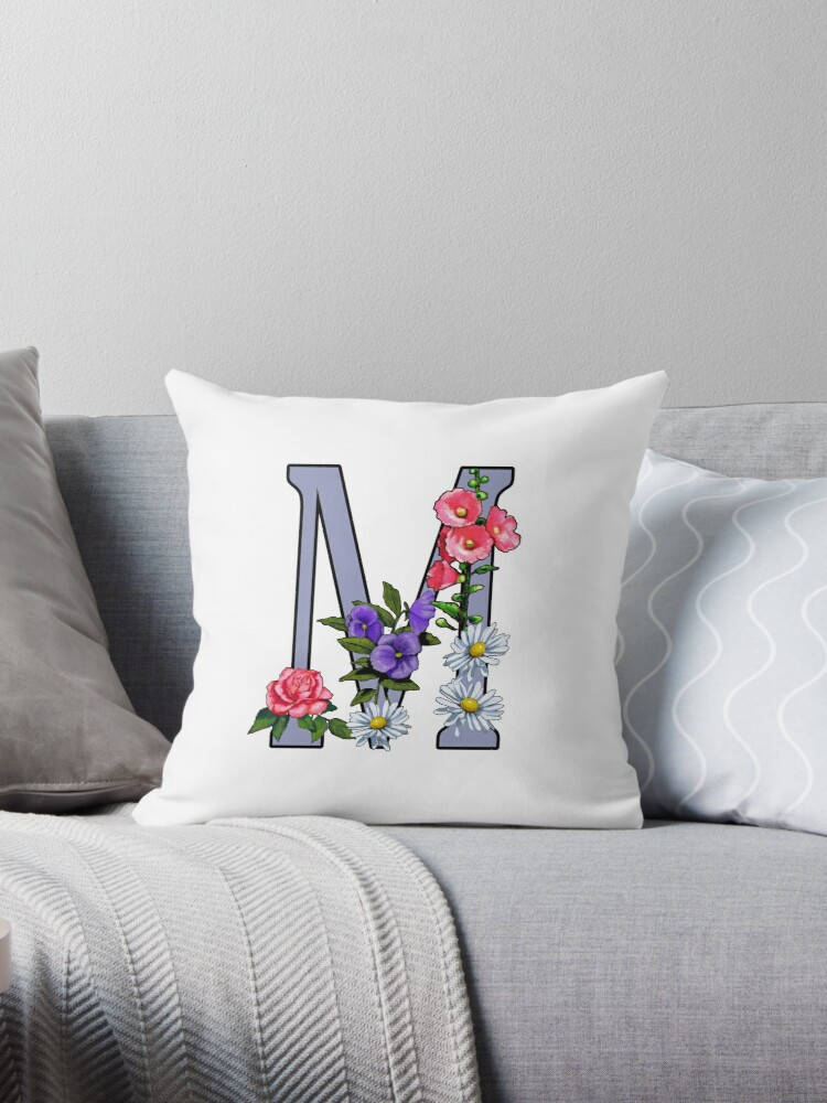 Letter M Pillow Wallpaper