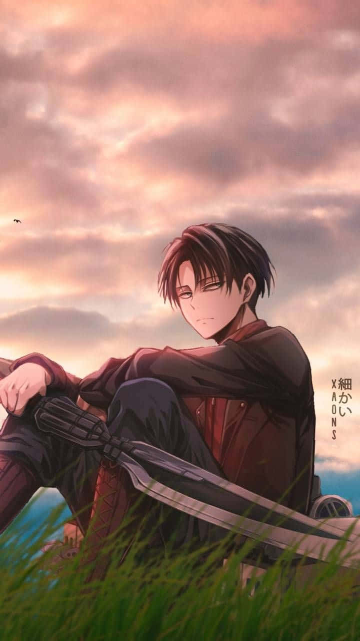 'levi Quelling The Titans' Wallpaper