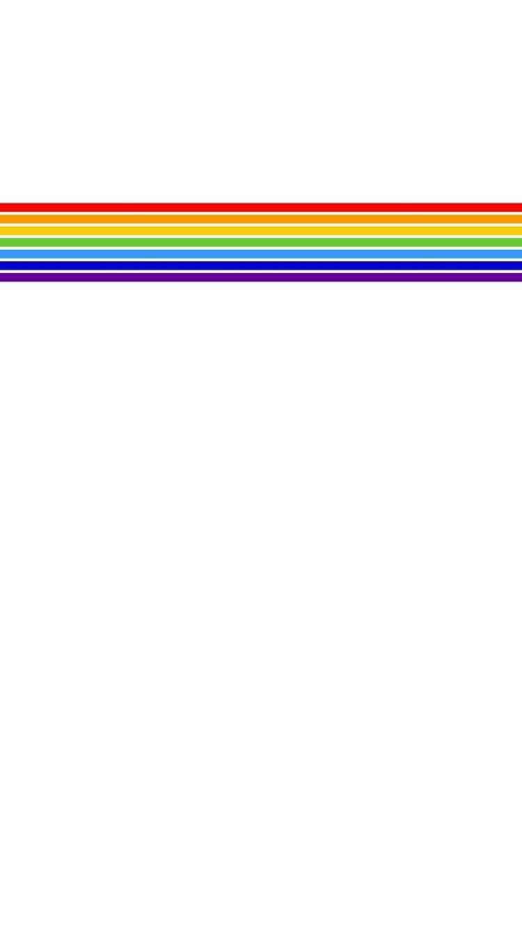 Lgbt Pride Rainbow Stripe Iphone Wallpaper