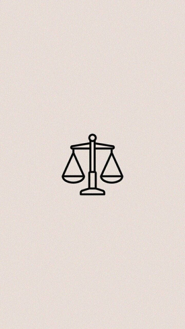 Libra Scale Doodle Wallpaper