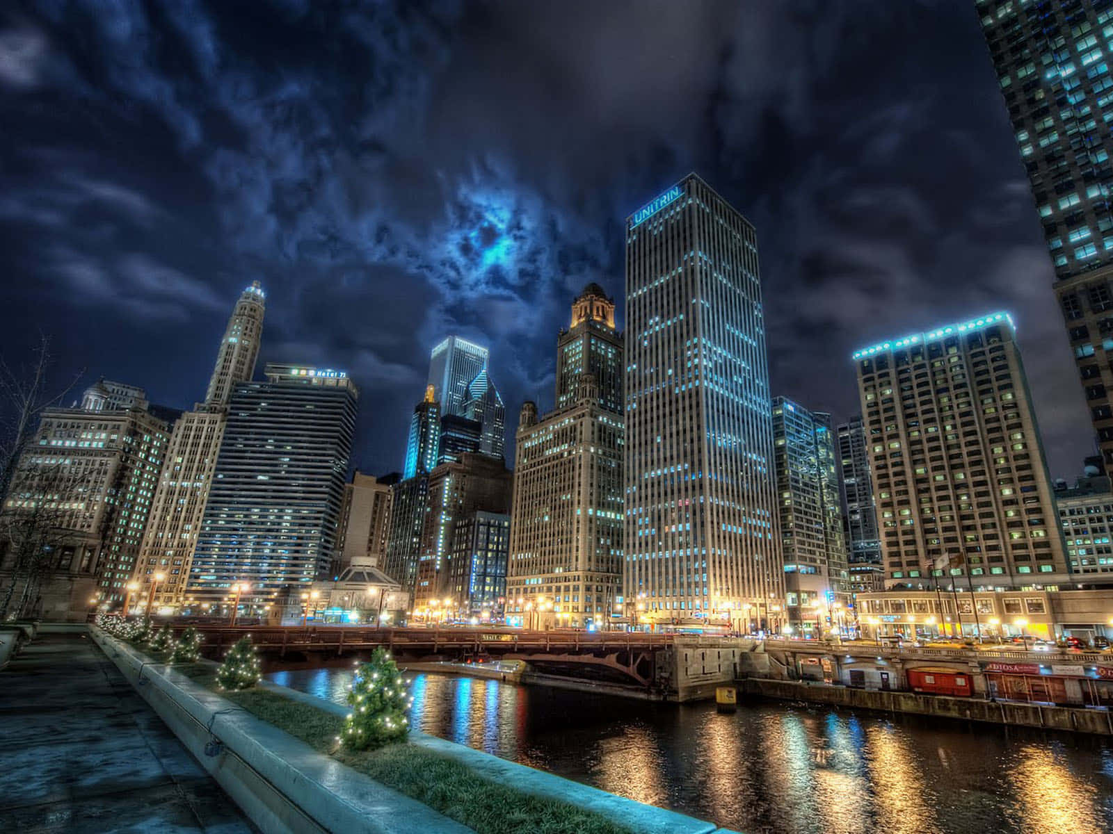 Life Among The Skyscrapers Wallpaper