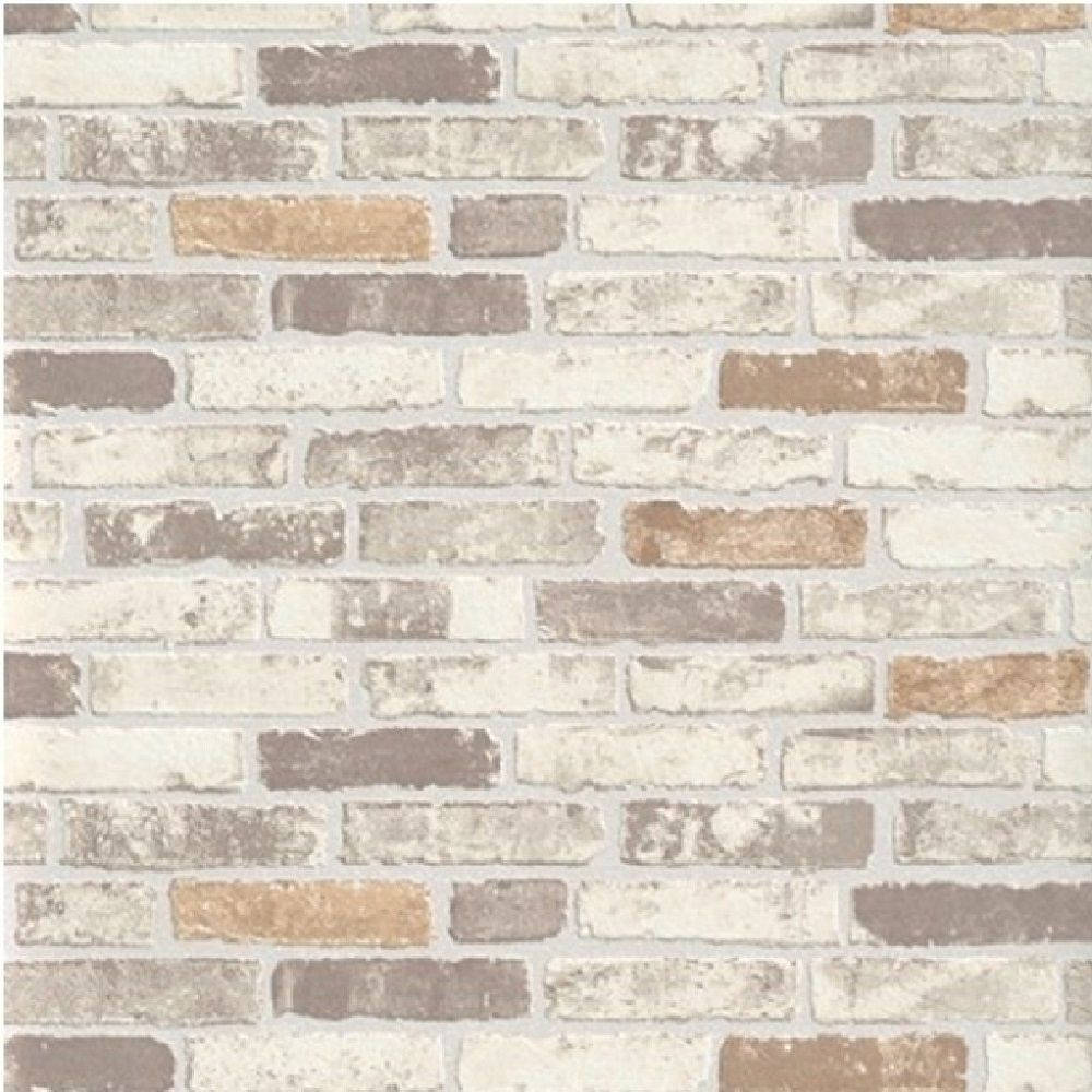 Light Colored Brick Wall Wallpaper