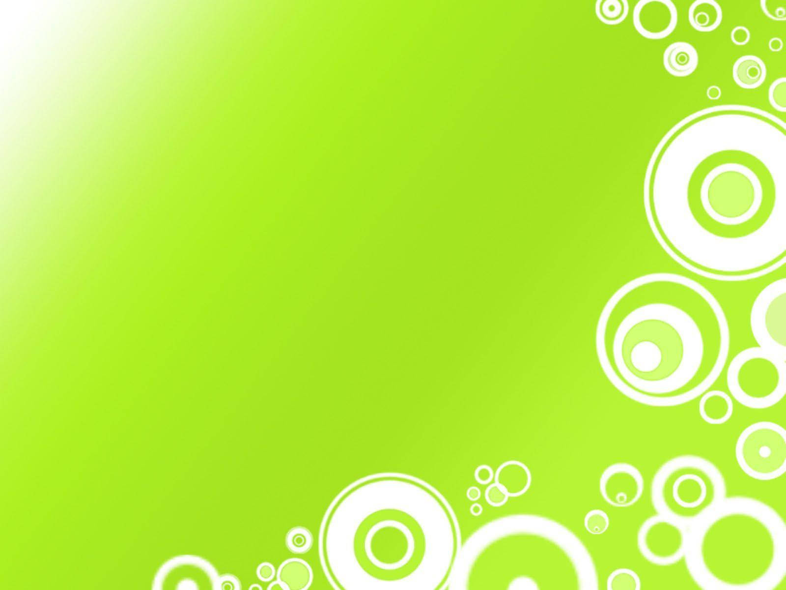 Light Green Circles Wallpaper