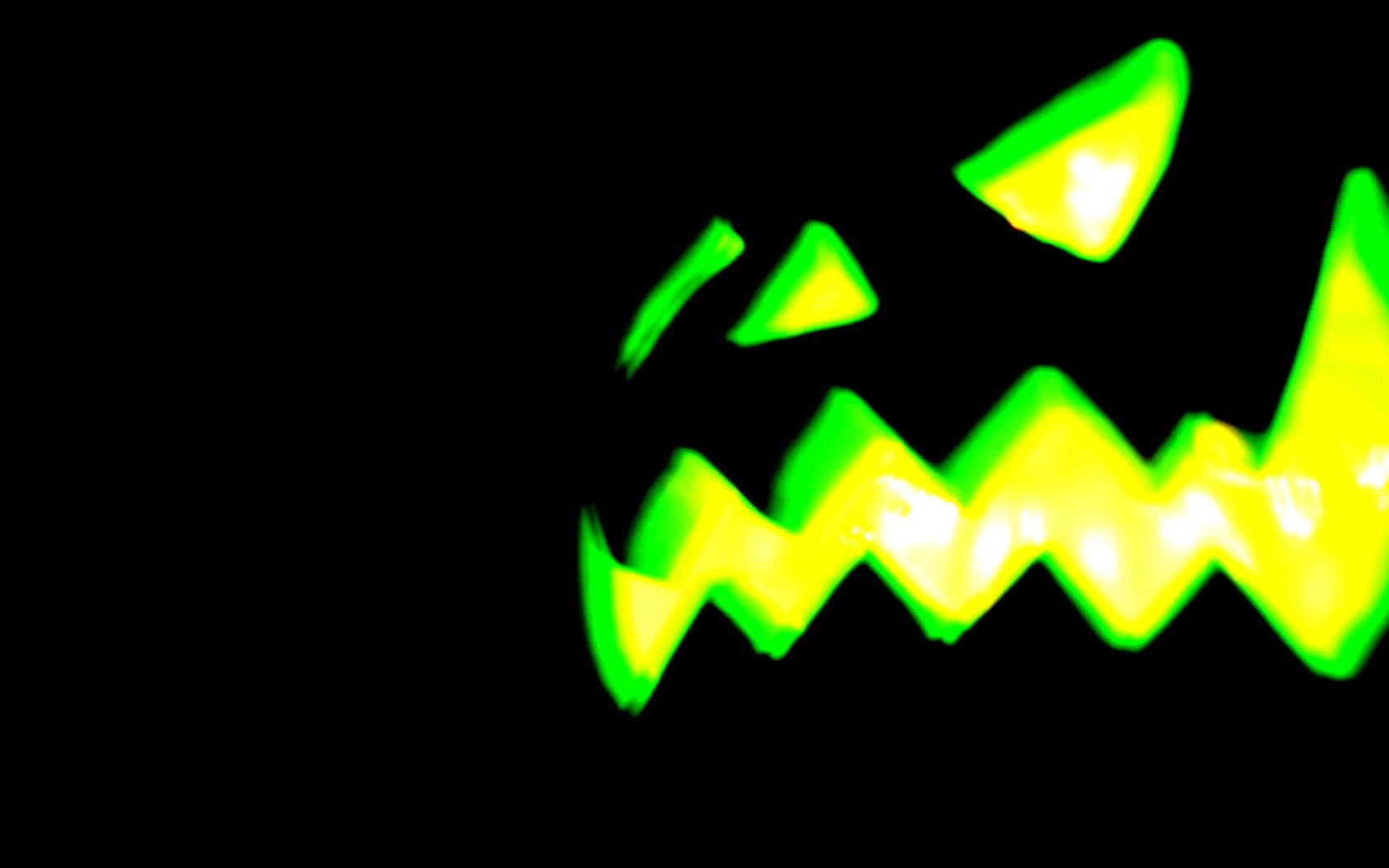 Light Up Your Night This Halloween With Neon Decorations Wallpaper