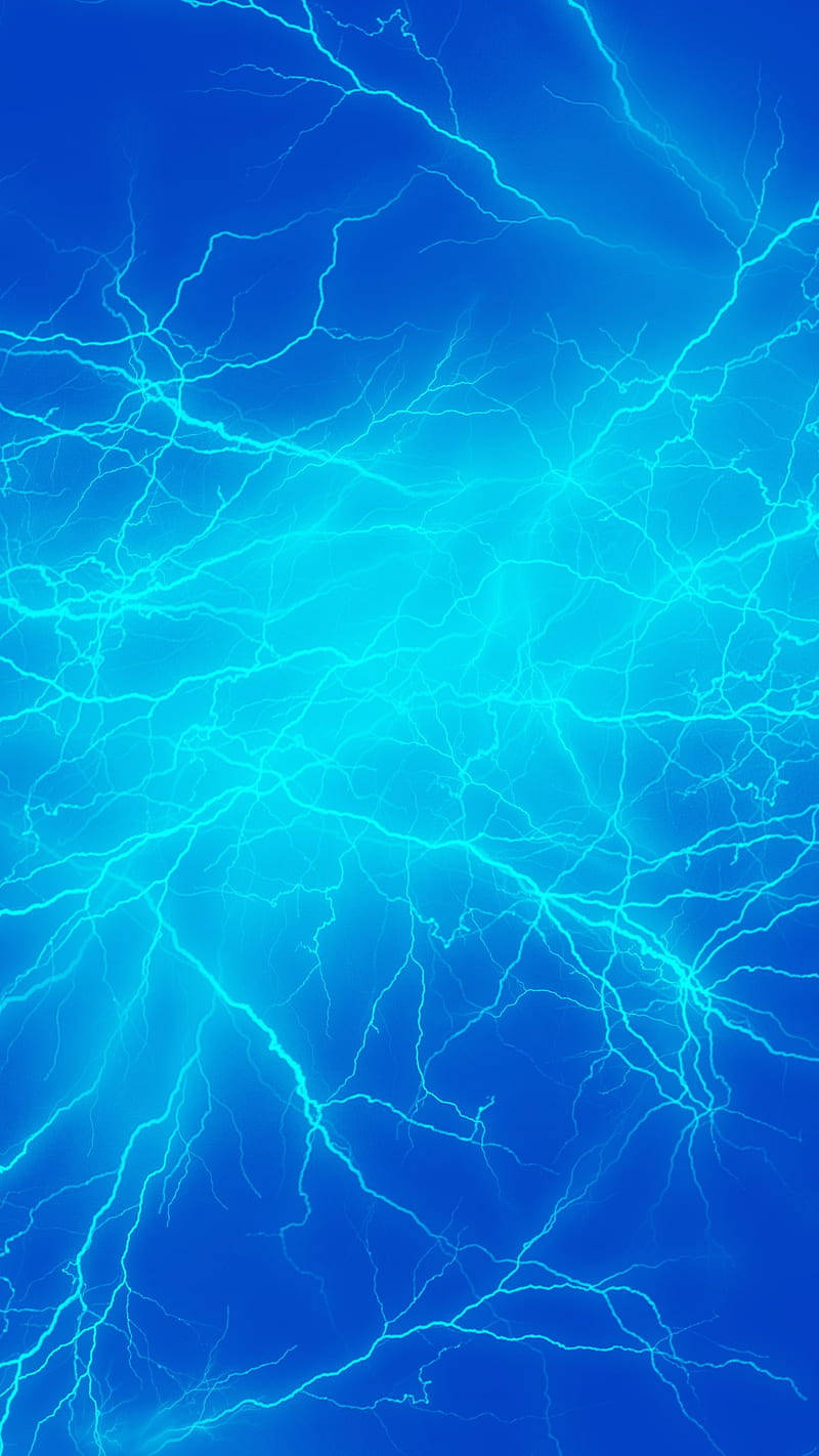 Lightning Blue Bright Background Wallpaper