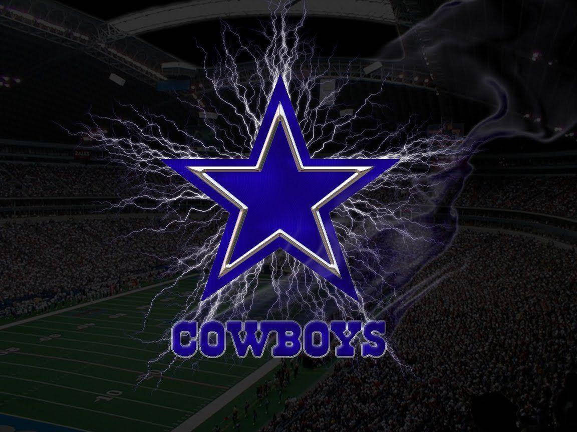 Lightning Dallas Cowboys Nfl Team Logo Wallpaper