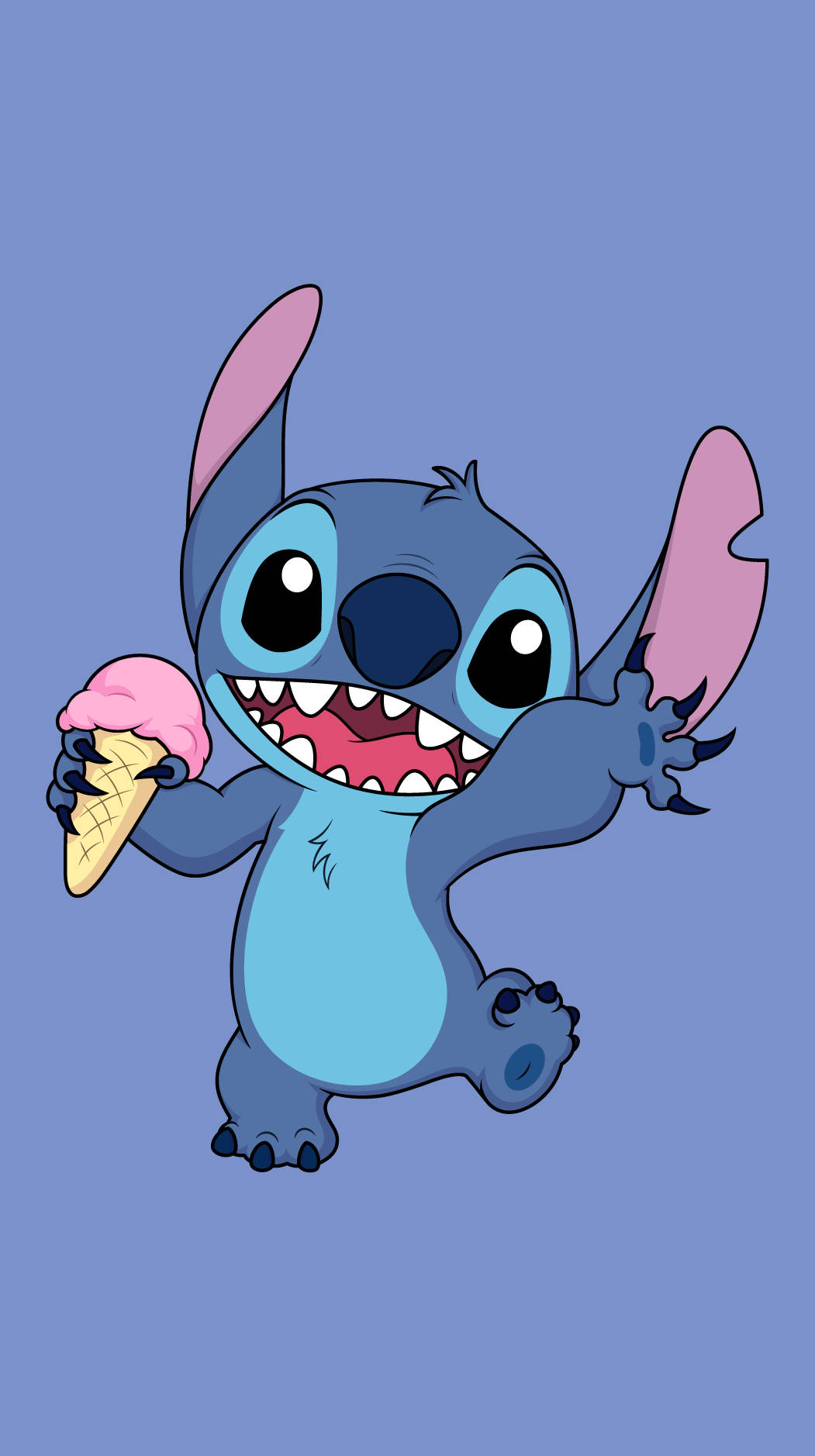 Lilo And Stitch Iphone Ice Cream Wallpaper