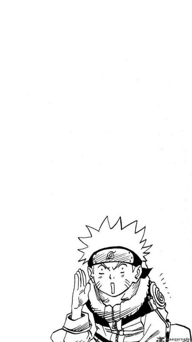 Line Art Naruto Aesthetic Anime Iphone Wallpaper