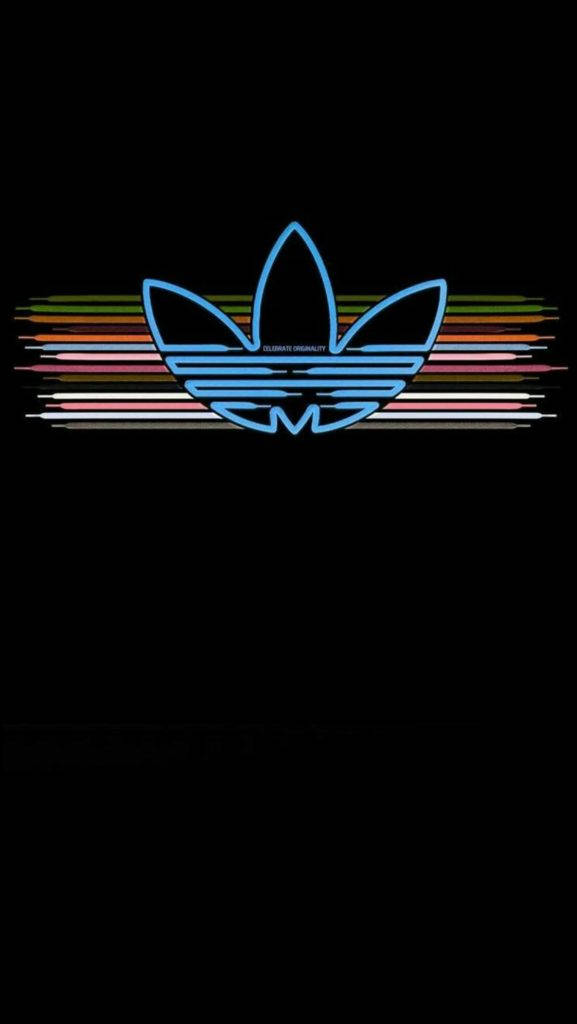 Lines Behind Logo Of Adidas Iphone Wallpaper