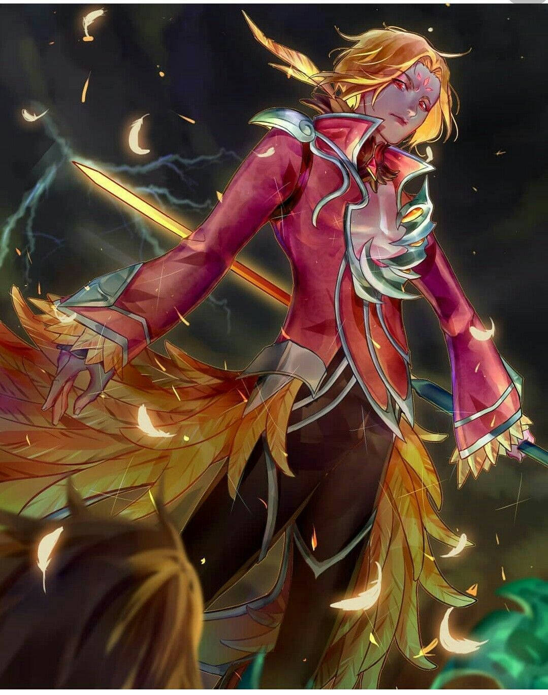 Ling Mobile Legends Fiery Dance Art Wallpaper