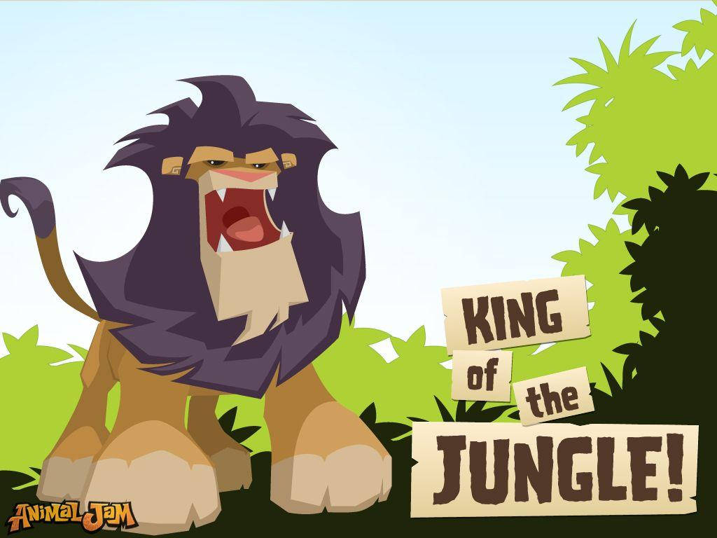 Lion Illustration In Animal Jam Wallpaper