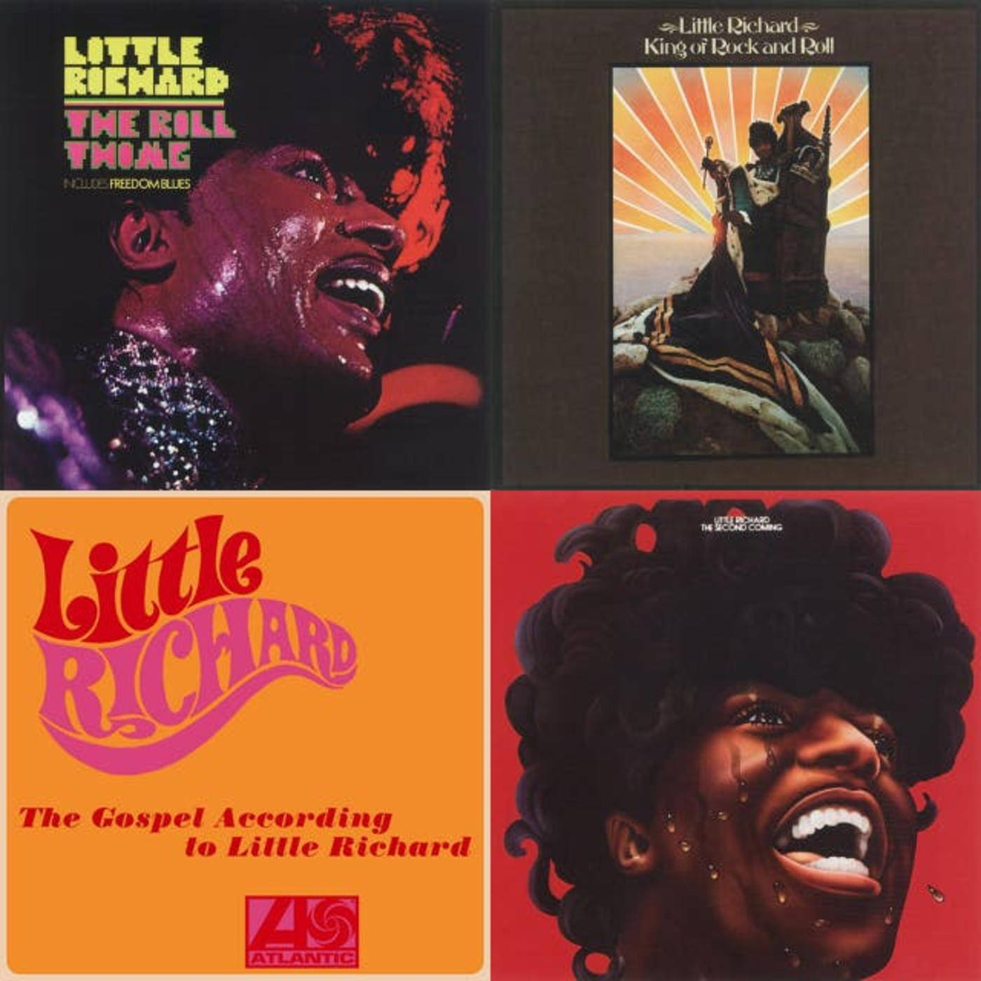 Little Richard Album Covers Collage Wallpaper