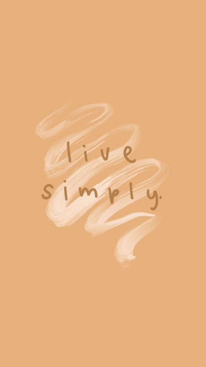 Live Simple Boho Wallpaper