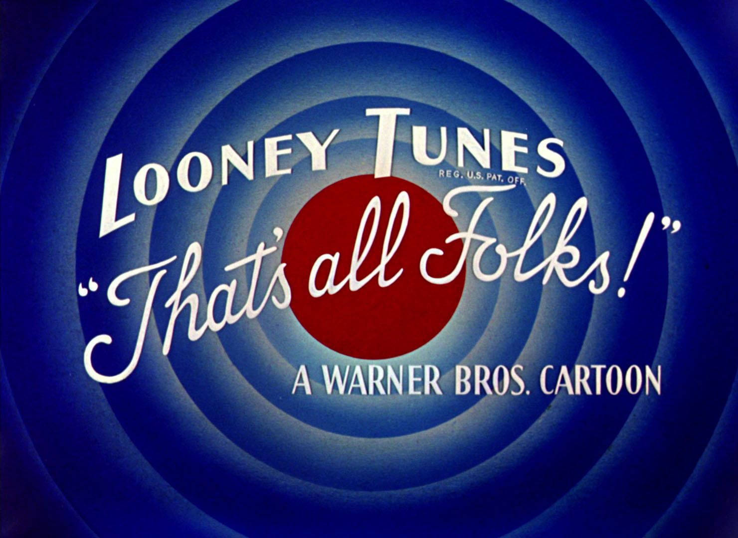 Looney Tunes That's All Folks Wallpaper