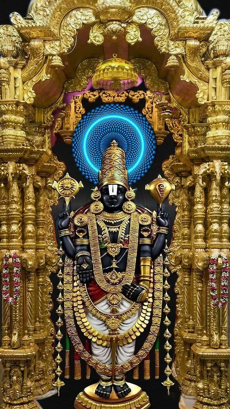 Lord_ Balaji_ Ornate_ Idol Wallpaper