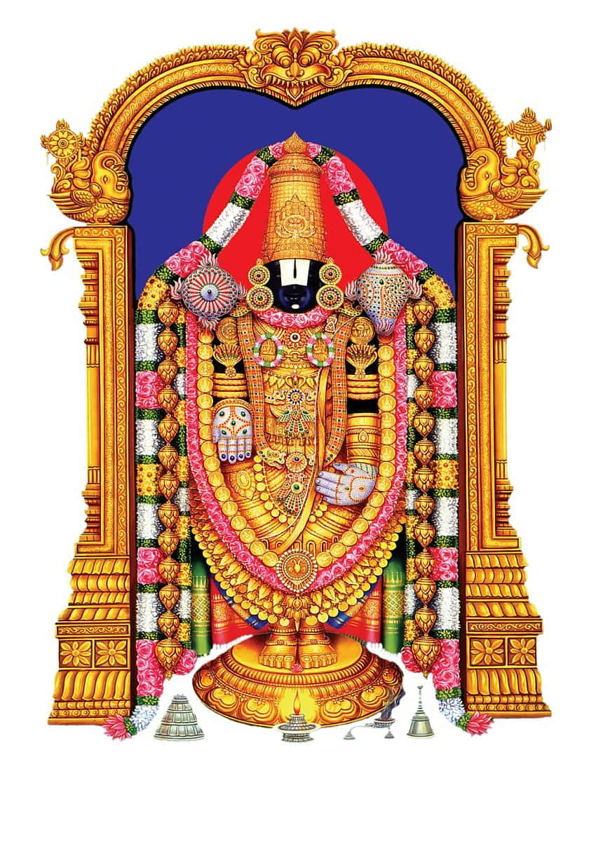 Lord_ Balaji_ Traditional_ Artwork Wallpaper