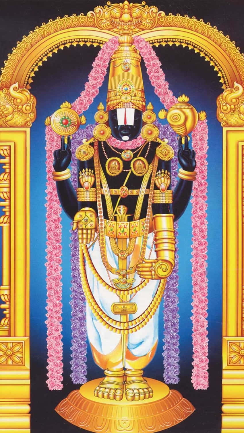 Lord_ Balaji_ Traditional_ Artwork Wallpaper