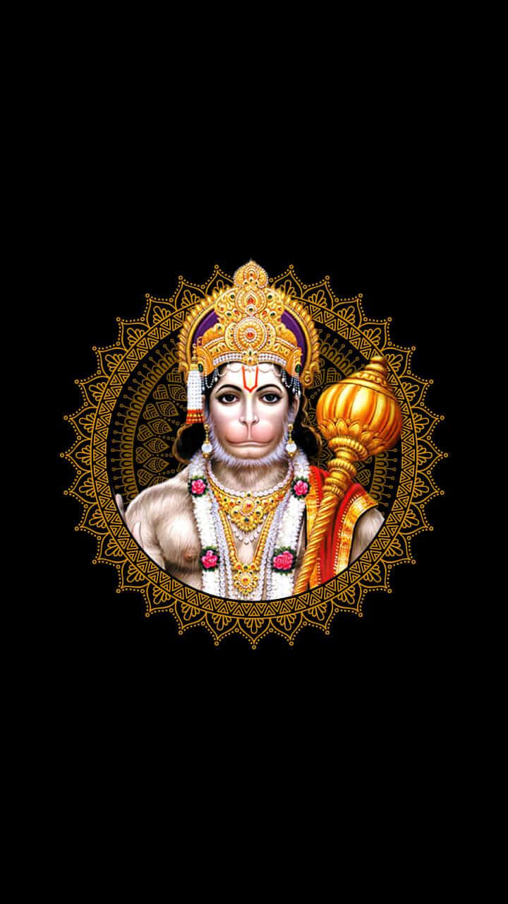 Lord Hanuman Portrait Art Wallpaper