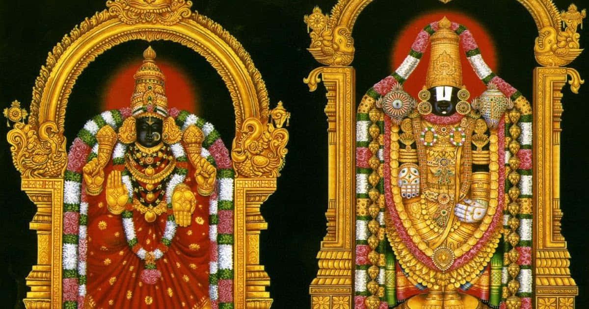 Lord_ Perumal_ Traditional_ Artwork Wallpaper