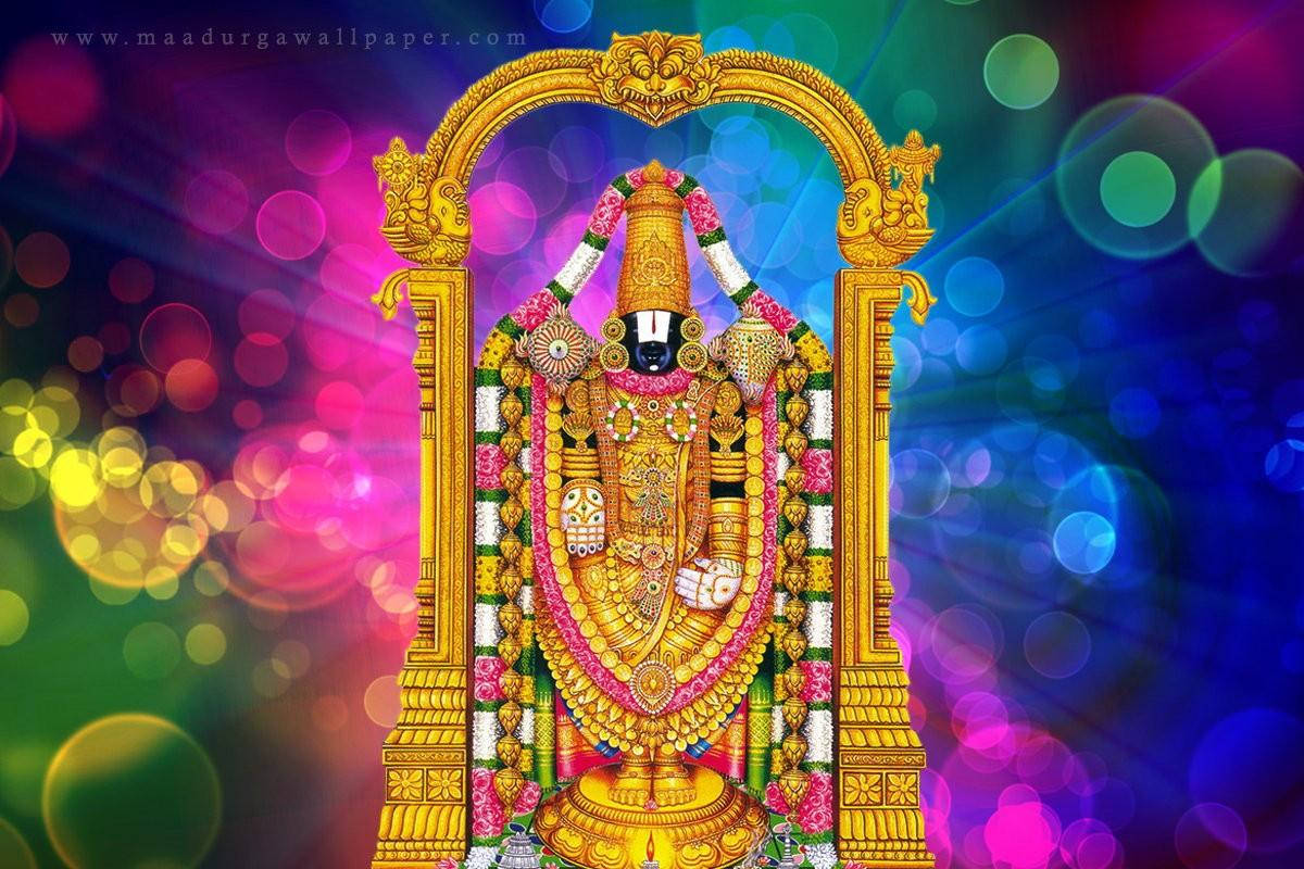 Lord Venkateswara 4k Bokeh Wallpaper