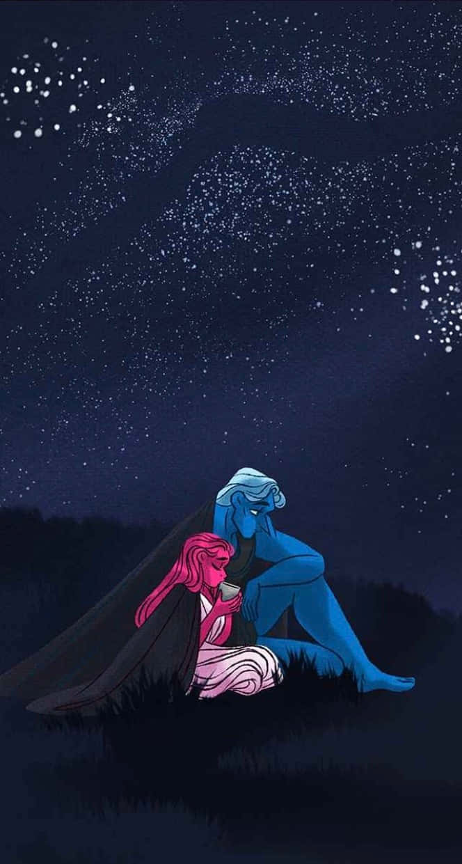 Lore Olympus Webtoon Under Sky Wallpaper