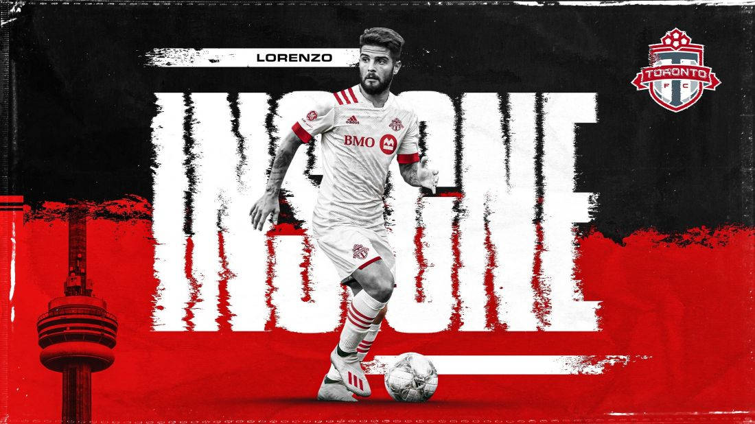 Lorenzo Insigne Toronto Fc Glitching Digital Art Wallpaper