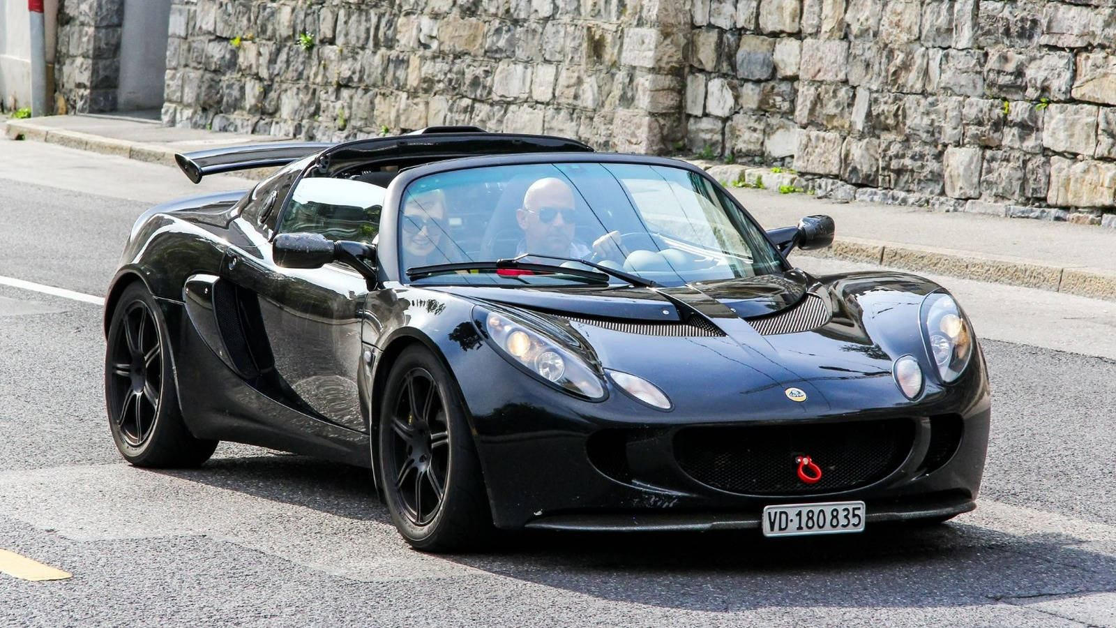 Lotus Elise Sport Car On The Road Wallpaper