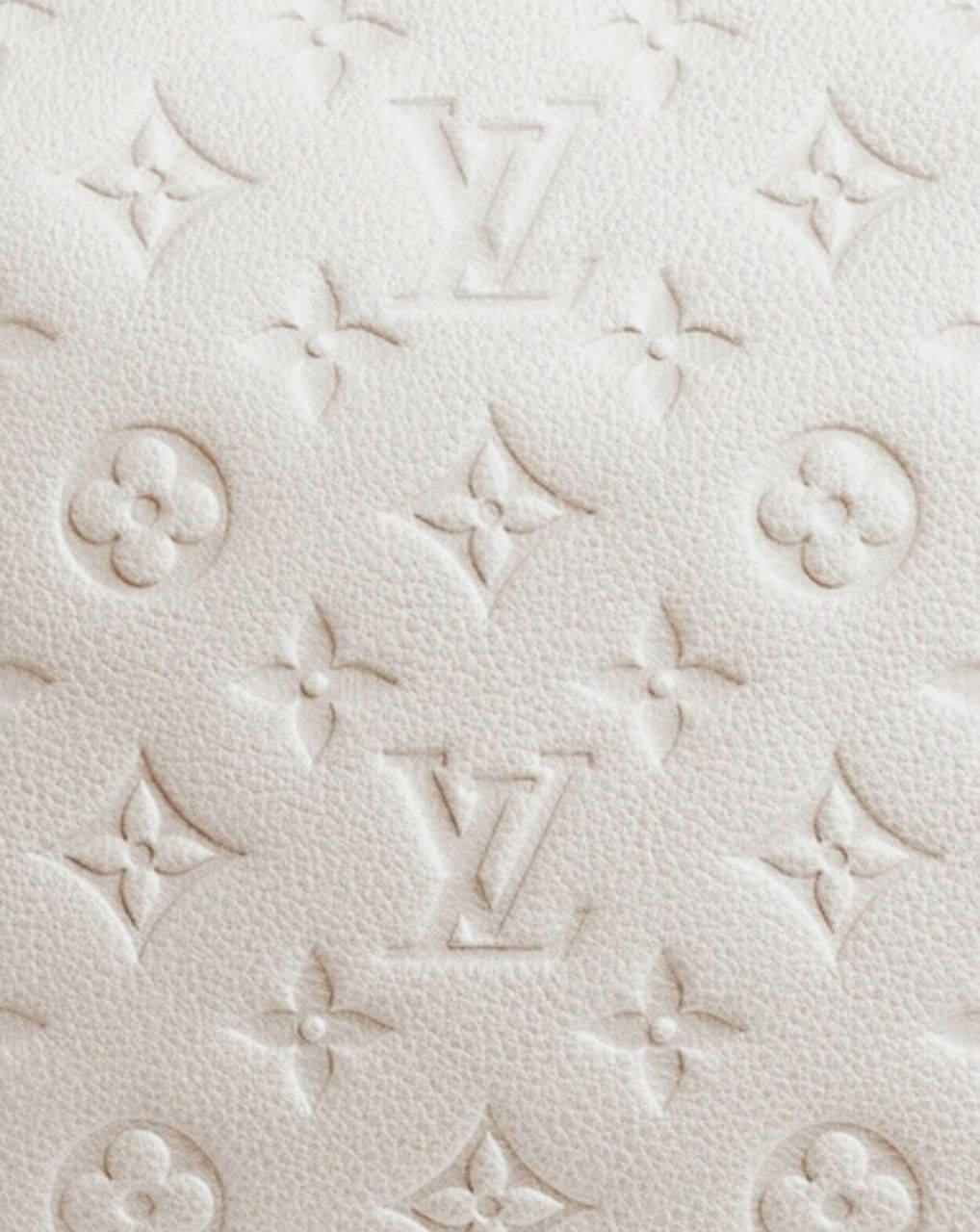 Louis Vuitton Aesthetic White Background Wallpaper