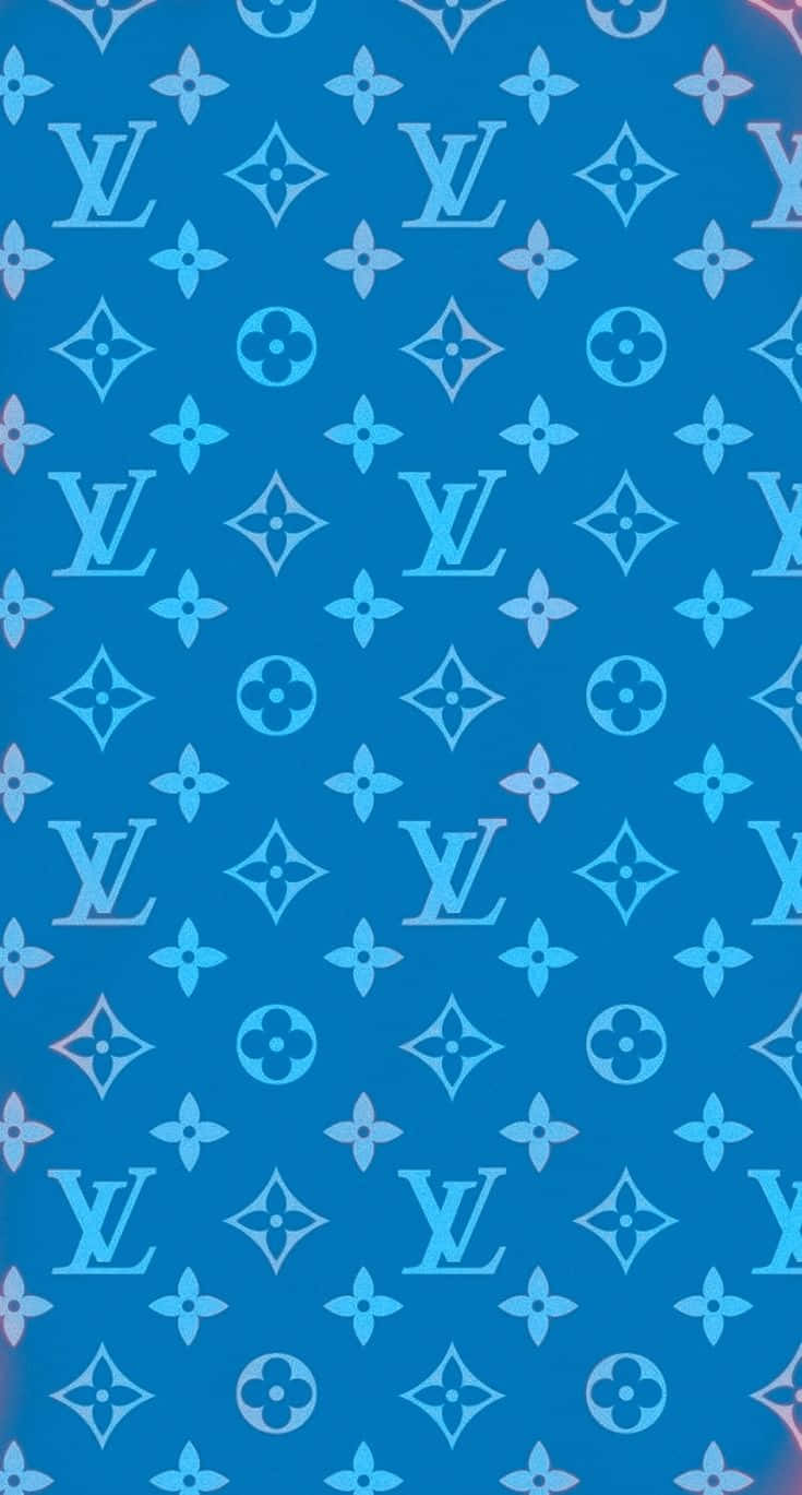 Louis Vuitton Unveils Its Latest Classic Blue Design Wallpaper