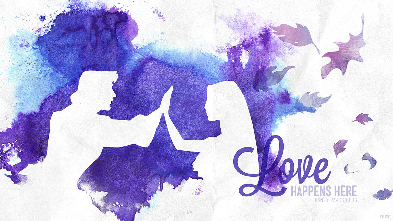 Love Happens Here On Valentine's Day Wallpaper