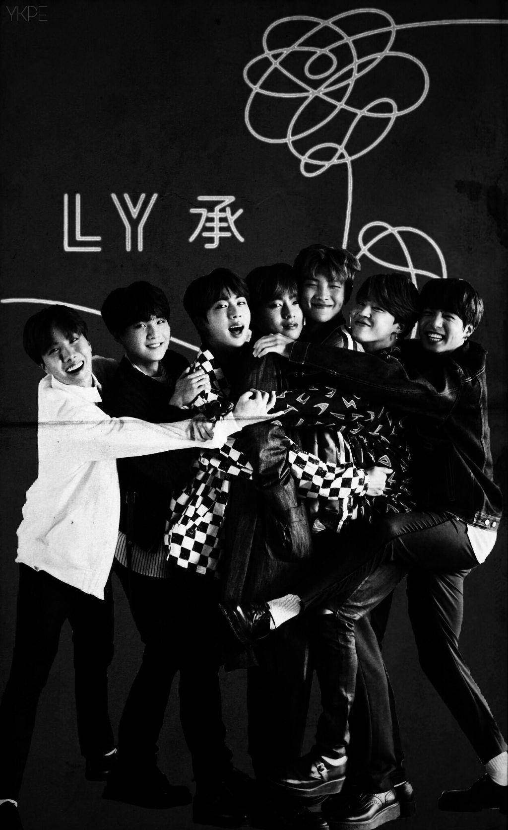 Love Yourself Bts Black Aesthetic Wallpaper