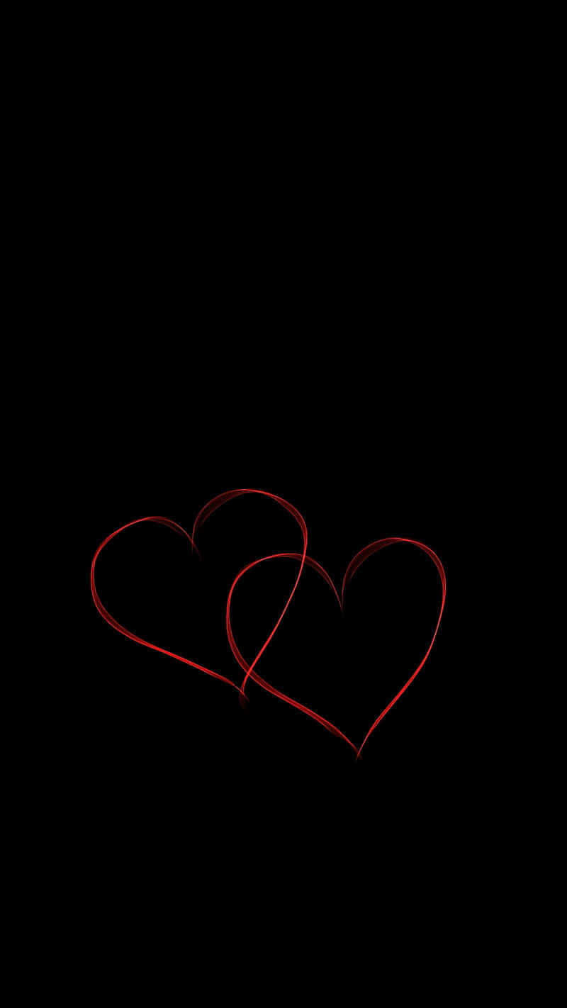 Lovely Red Heart Minimalist [wallpaper] Wallpaper