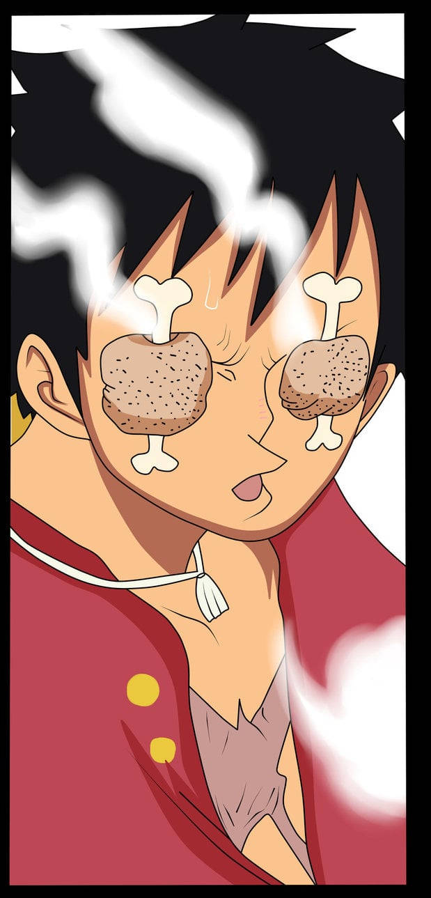 Luffy Not Impressed Wallpaper