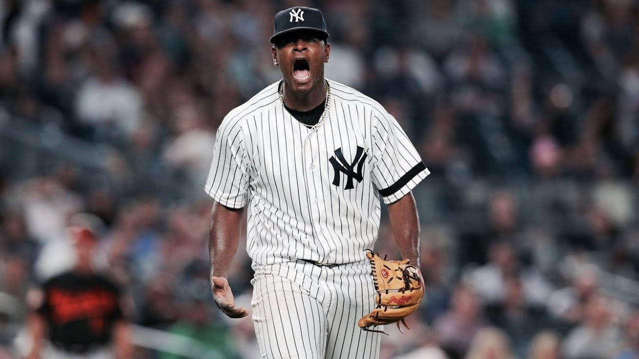 Luis Severino Shouting And Walking Wallpaper