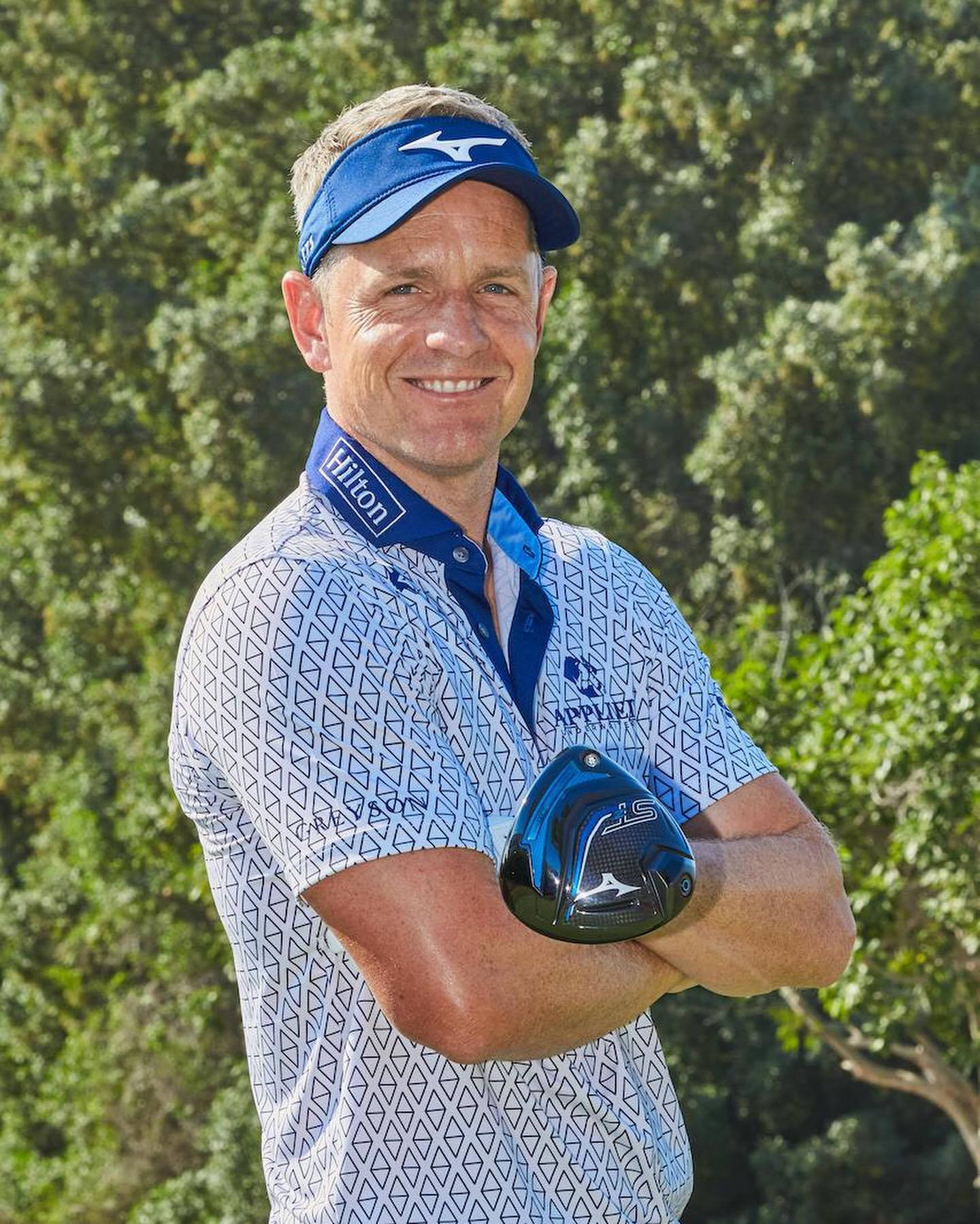 Luke Donald Wearing Hilton Wallpaper