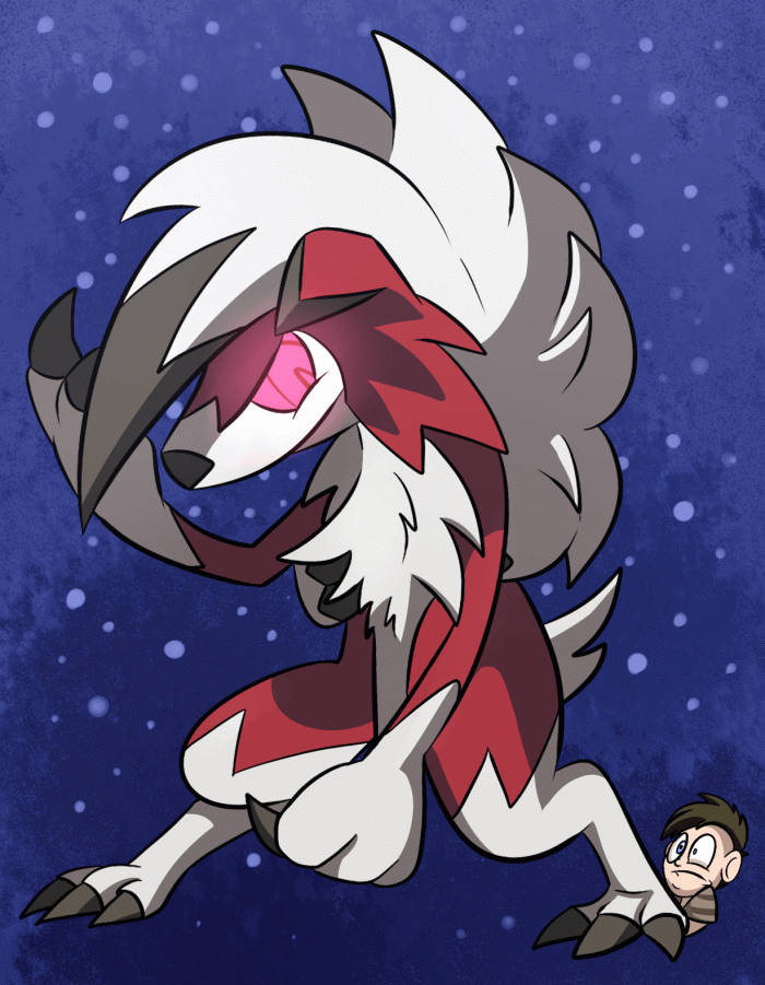 Lycanroc Constellation Wallpaper