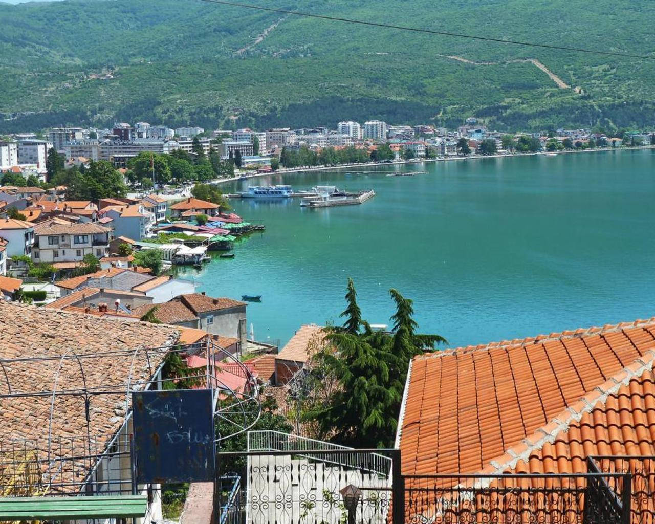 Macedonia Lake Ohrid View Wallpaper