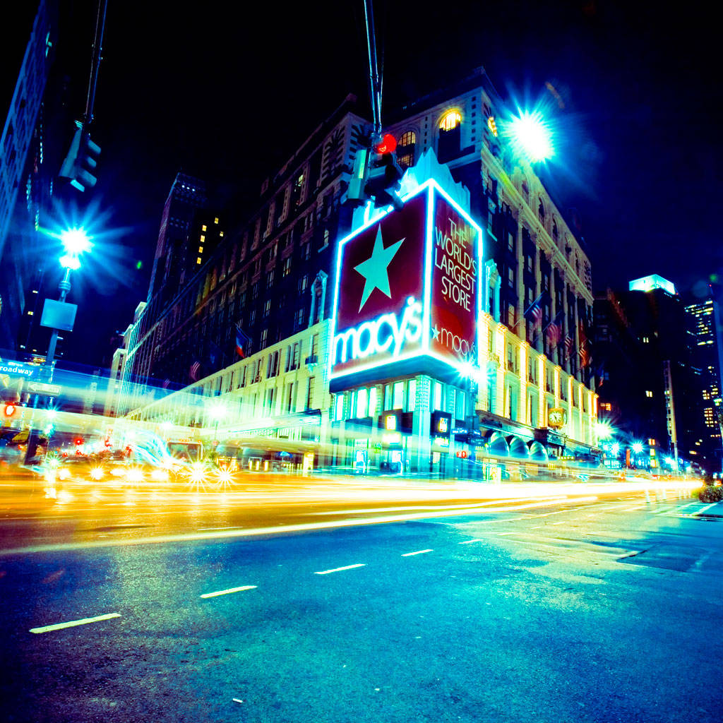 Macys New York Night Wallpaper