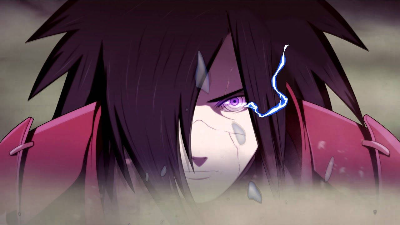 Madara With The Iconic Rinnegan Eye Wallpaper