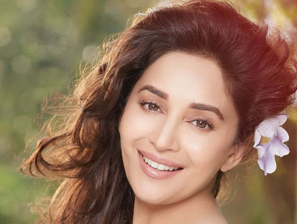 Madhuri Dixit Graceful Smile Wallpaper