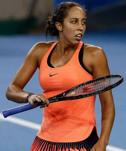 Madison Keys In Full Swing Wallpaper