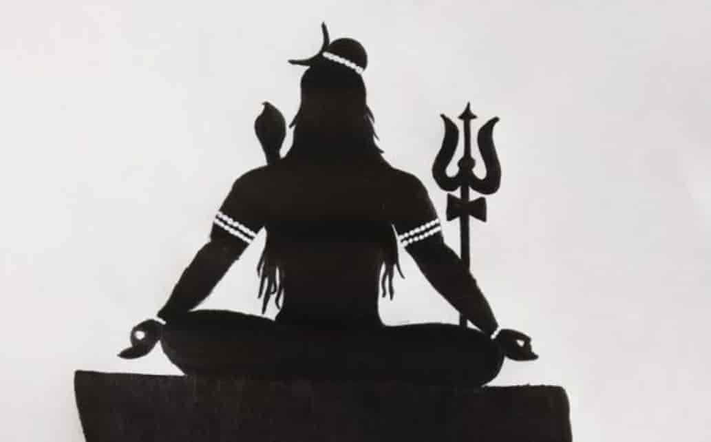 Mahadev Full Hd Black Figure Wallpaper