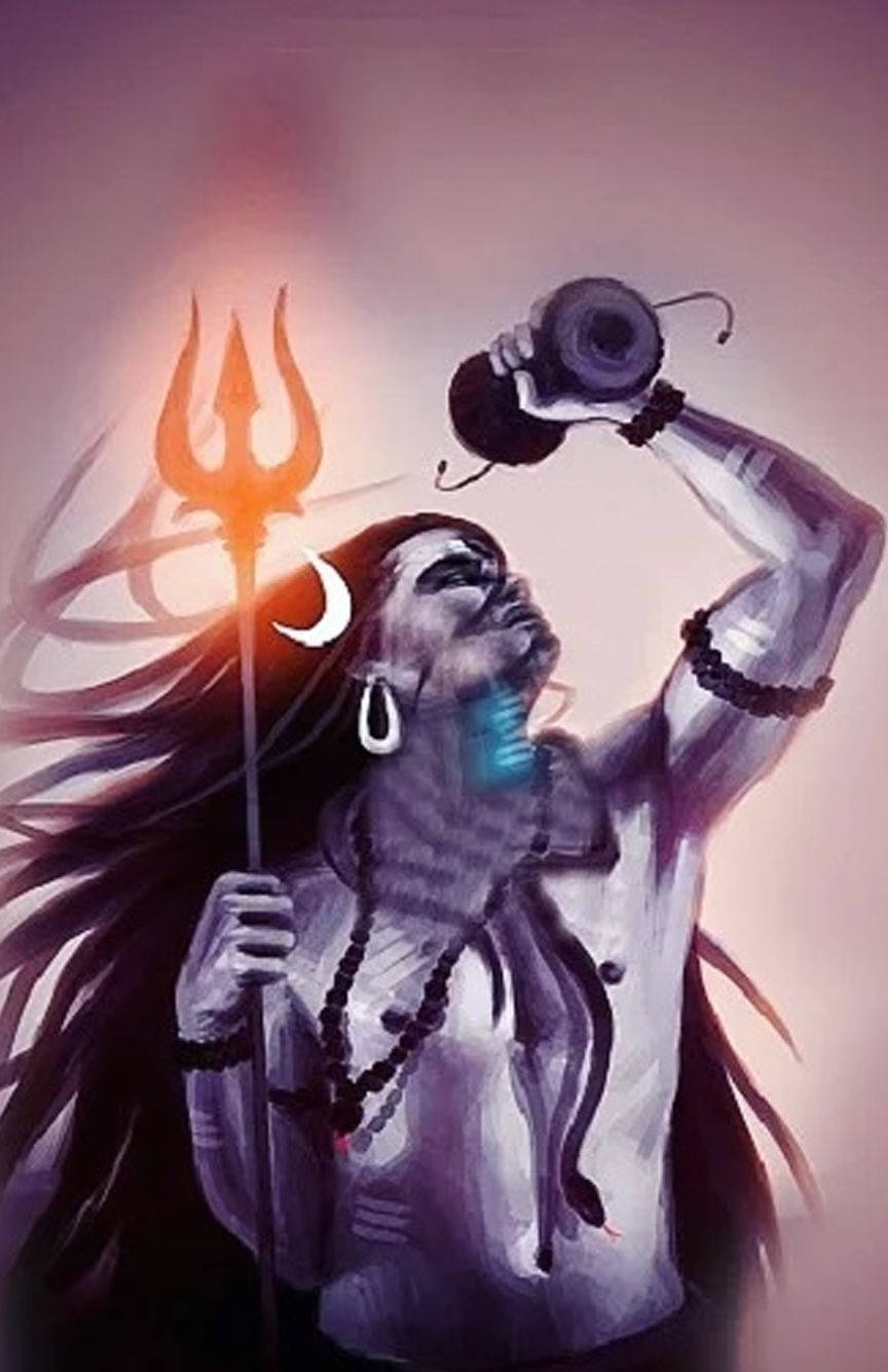 Mahadev Full Hd Fiert Torch Wallpaper