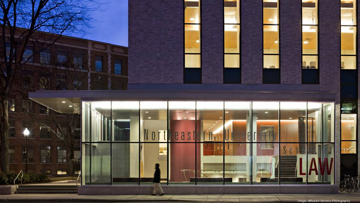 Majestic View Of Northeastern University School Of Law Building Wallpaper