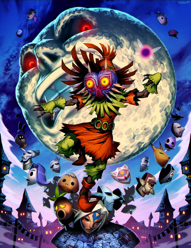 Majora's Mask 3d Poster Wallpaper