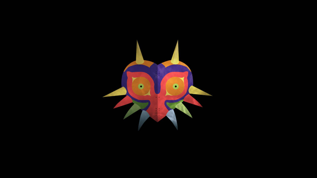 Majora's Mask Minimalist Art Wallpaper