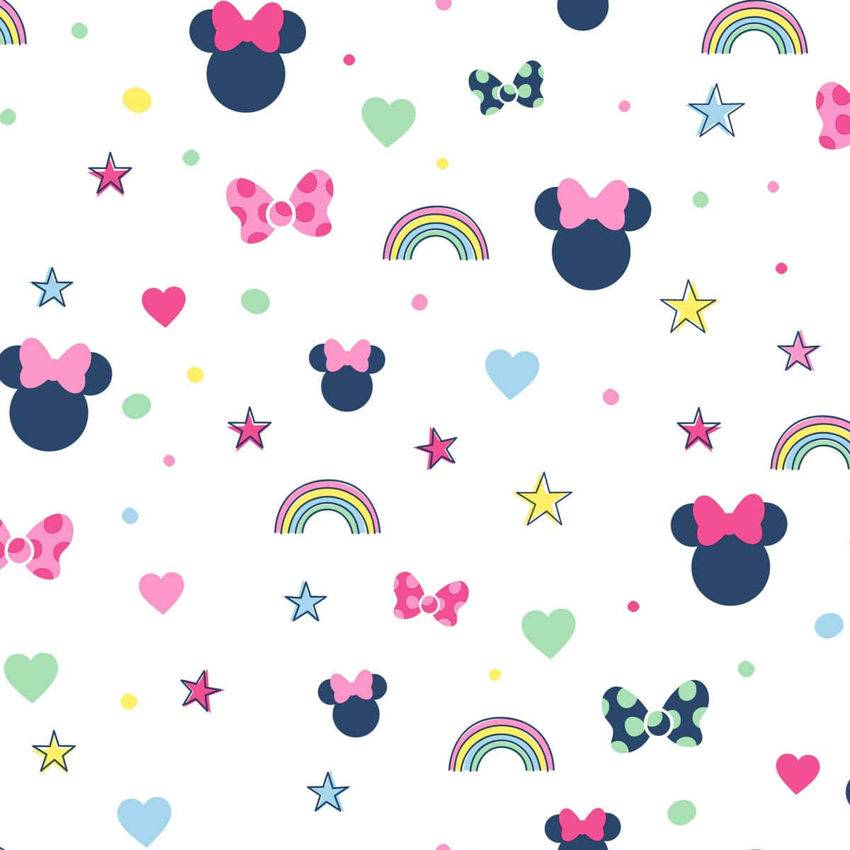 Make Every Day Magical With Minnie Mouse And Her Signature Pink! Wallpaper