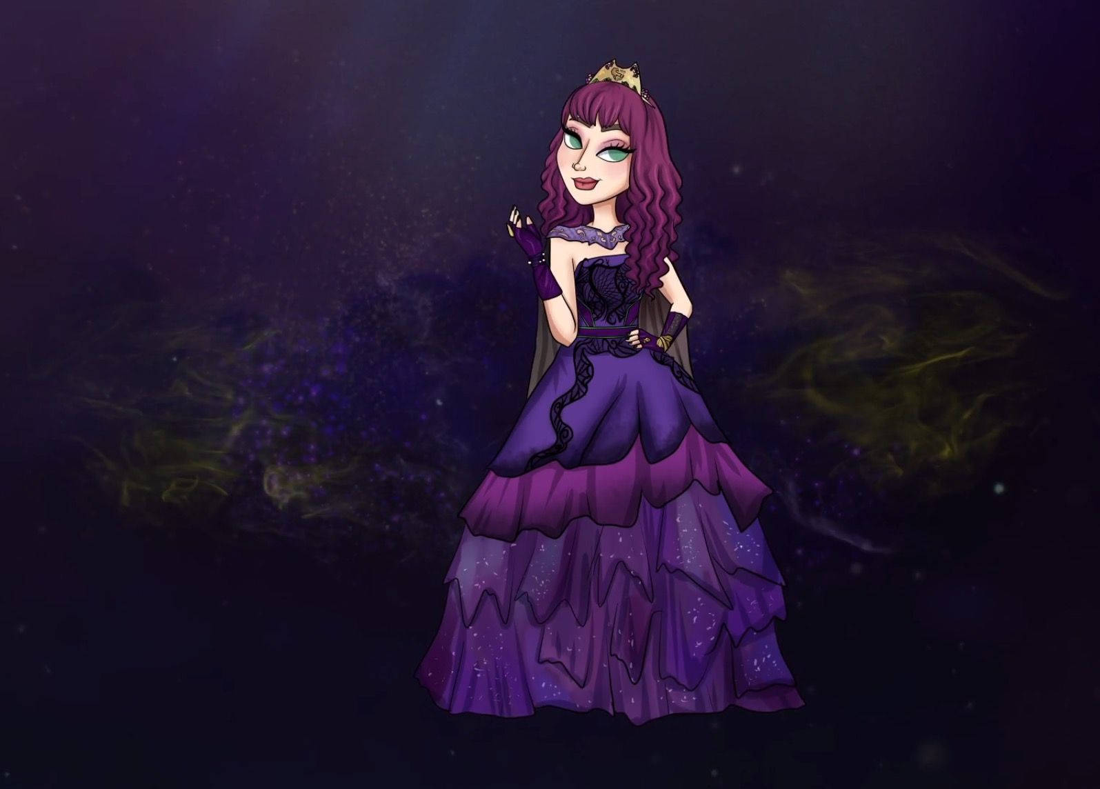 Mal, The Dark Magic Enchanter From Descendants Wallpaper