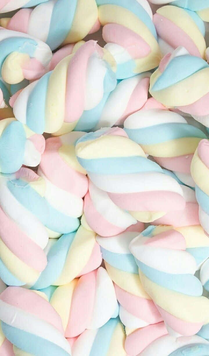 Mallows Candy Aesthetic Wallpaper